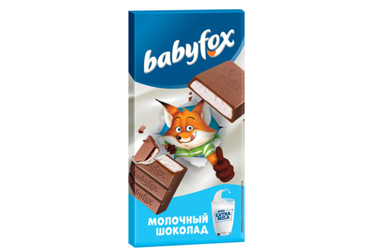 Молочный шоколад «BabyFox», 90 г