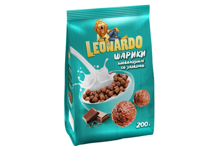 Готовый завтрак «Шоколадные шарики» «Leonardo», 200 г