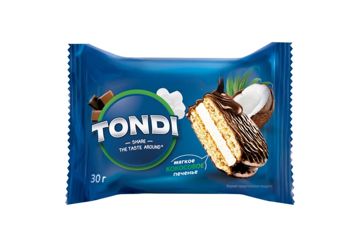 Choco Pie кокосовый «Tondi» (коробка 2,13 кг)