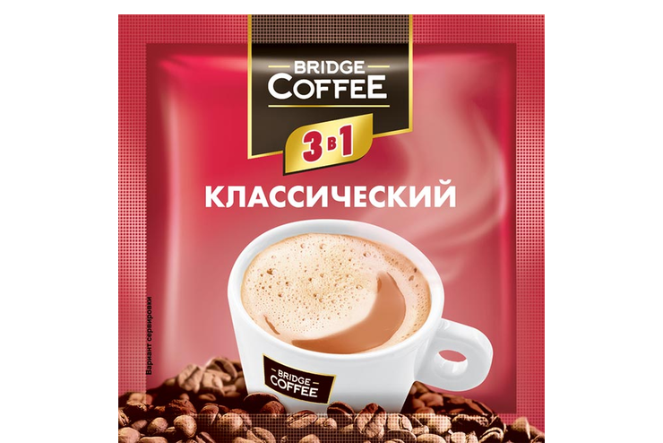 Напиток кофейный 3 в 1 «Bridge Coffee», 20 г