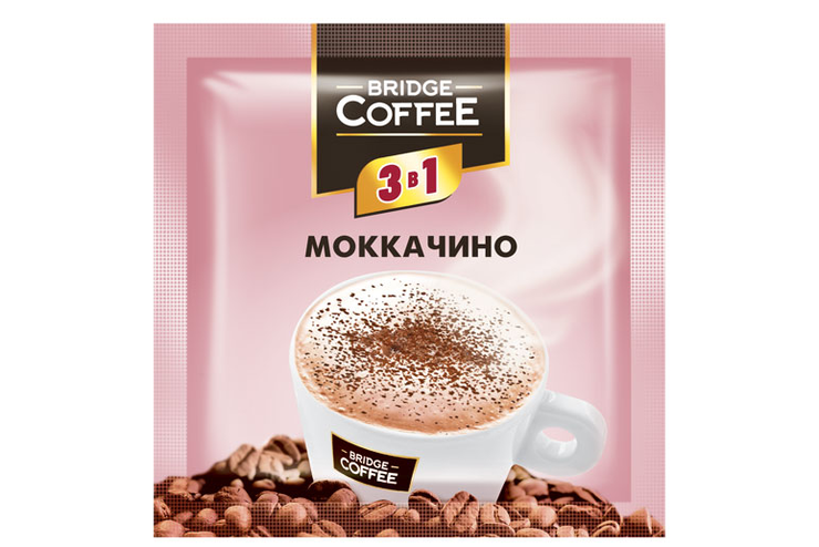 Напиток кофейный 3 в 1 Моккачино «Bridge Coffee», 20 г