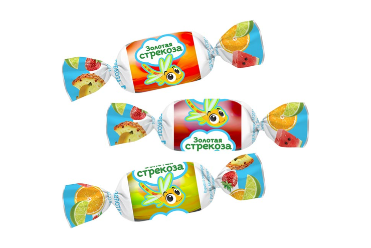 Конфеты желейные «Золотая стрекоза» (упаковка 0,5 кг)
