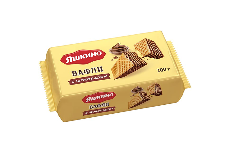 Вафли с шоколадом «Яшкино», 200 г