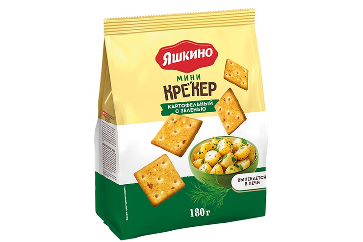 Крекер мини картофельный с зеленью «Яшкино», 180 г Крекер мини картофельный с зеленью «Яшкино», 180 г