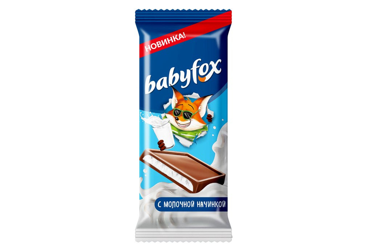 Молочный шоколад «BabyFox», 24 г