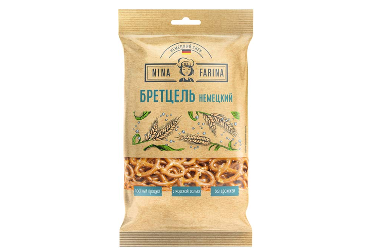 Крендельки «Бретцель немецкий» «Nina Farina», 90 г