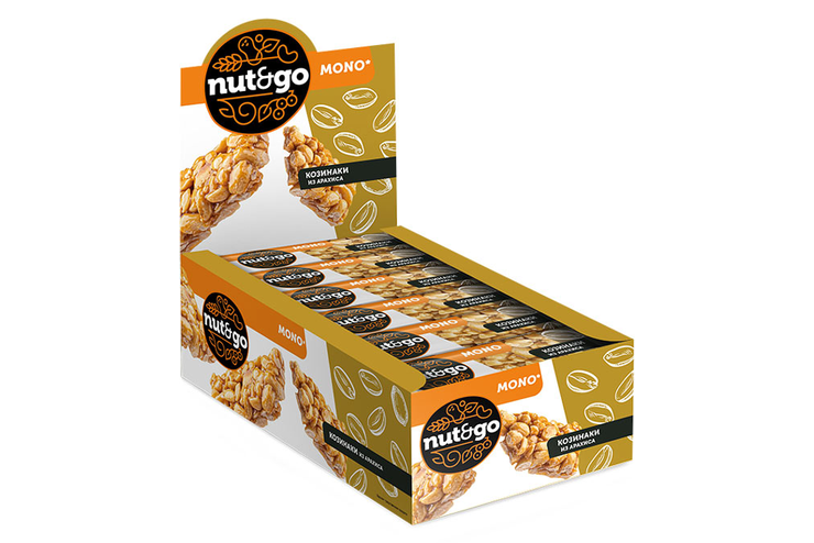 Козинак арахисовый «Nut&Go», 32 г