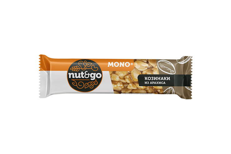 Козинак арахисовый «Nut&Go», 32 г