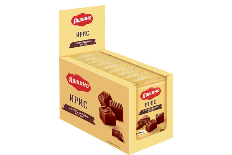 Ирис с шоколадным вкусом «Яшкино», 140 г Ирис с шоколадным вкусом «Яшкино», 140 г