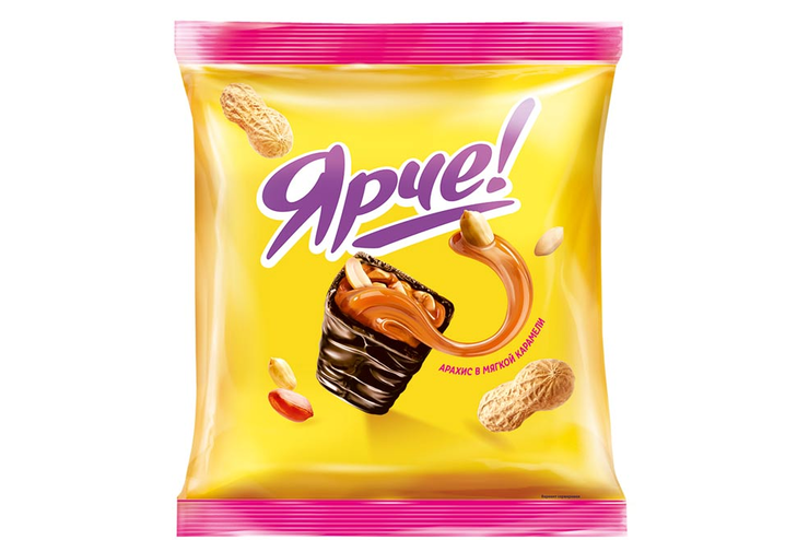 Конфета  «Ярче!» с арахисом, 200 г