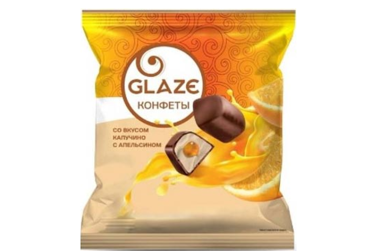 Конфеты «Глэйс» со вкусом капучино с апельсином (упаковка 0,5 кг)