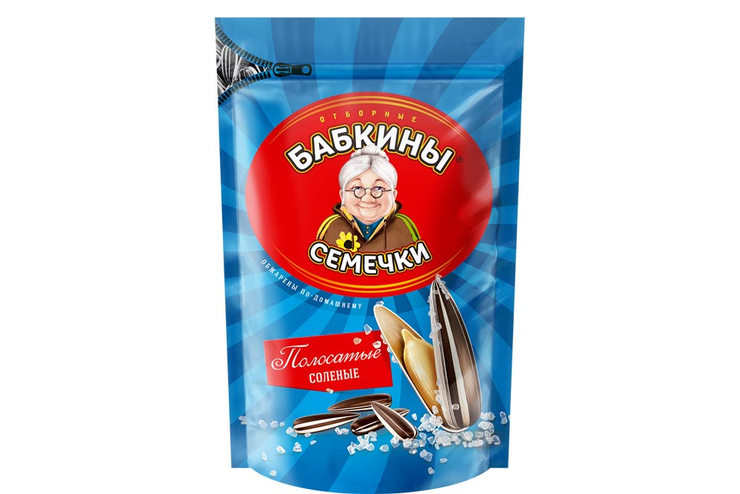 Семечки полосатые, солёные «Бабкины семечки», 240 г
