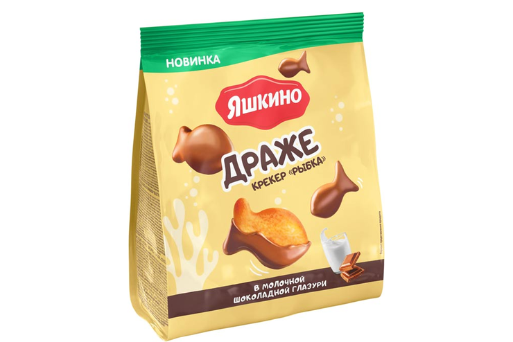 Драже крекер «рыбка» в молочной глазури, 180 г