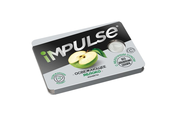 Конфеты «Освежающее яблоко» «Impulse», 19,5 г
