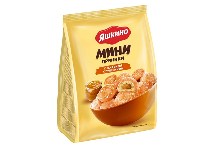 Пряники с вареной сгущенкой «Яшкино», 300 г Пряники с вареной сгущенкой «Яшкино», 300 г