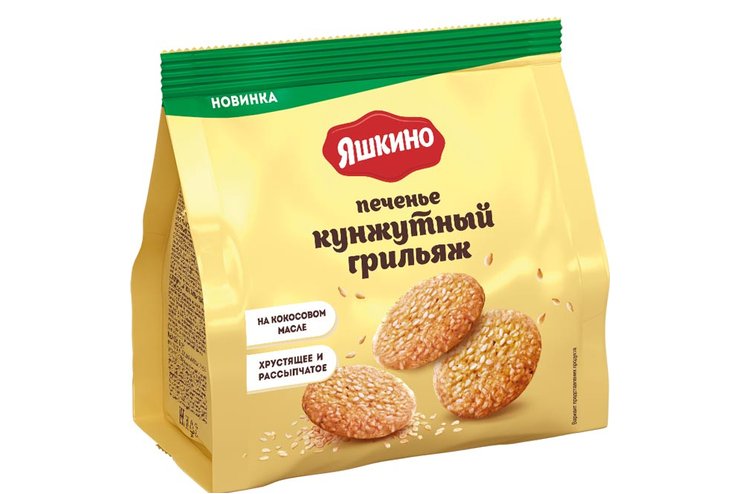 Печенье «Кунжутный грильяж» «Яшкино», 120 г