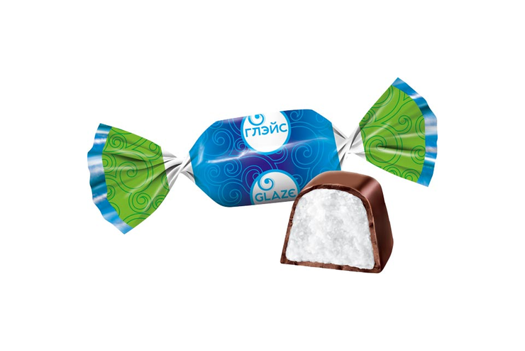 Конфета «Глэйс» со вкусом кокосовых сливок (упаковка 0,5 кг)