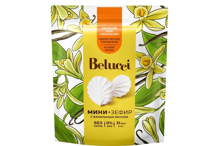 Зефир ванильный «Belucci», 80 г Зефир ванильный «Belucci», 80 г