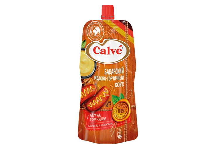 Соус «Баварский» медово-горчичный «Calve», 230 г