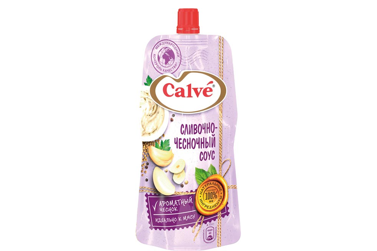 Соус сливочно-чесночный «Calve», 230 г