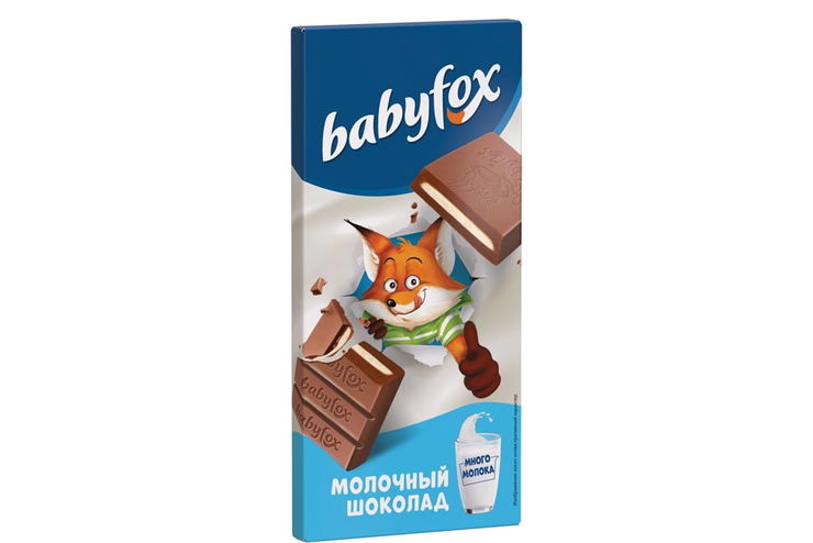Молочный шоколад «BabyFox», 90 г