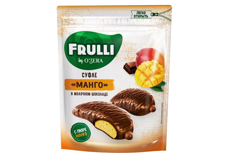 Конфеты Frulli суфле манго в шоколаде «O'Zera», 125 г