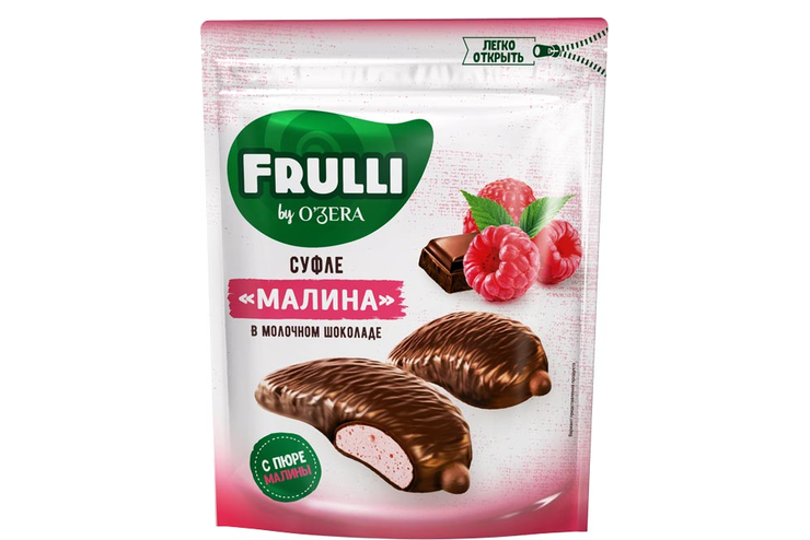 Конфеты Frulli суфле малины в шоколаде «O'Zera», 125 г Конфеты Frulli суфле малины в шоколаде «O'Zera», 125 г