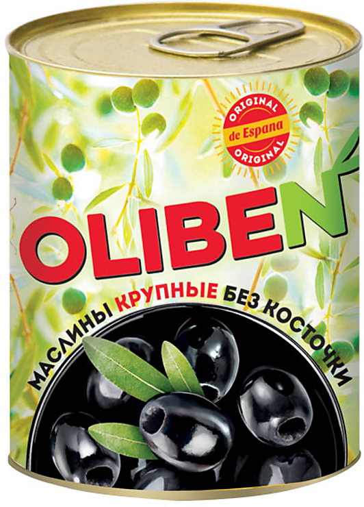 «OLIBEN», маслины крупные без косточки, 290 мл – купить по выгодной ...