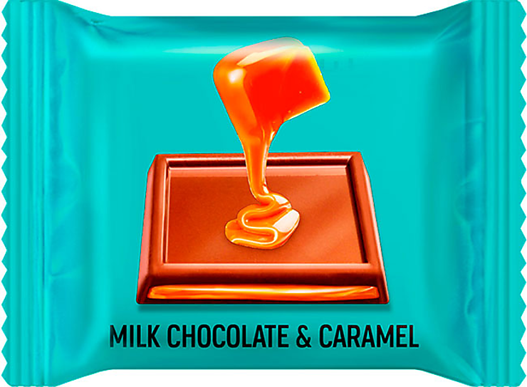 «O'Zera», молочный шоколад Milk & Caramel с мягкой карамельной начинкой ...