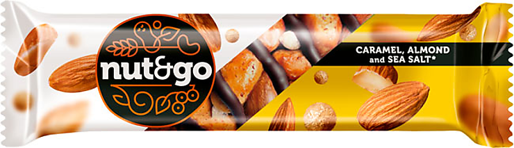 «Nut&Go», батончик миндальный, 34 г – купить по выгодной цене с ...