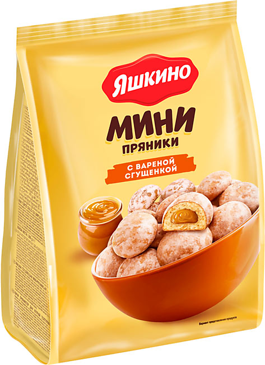 «Яшкино», пряники с вареной сгущенкой, 300 г – купить по выгодной цене ...