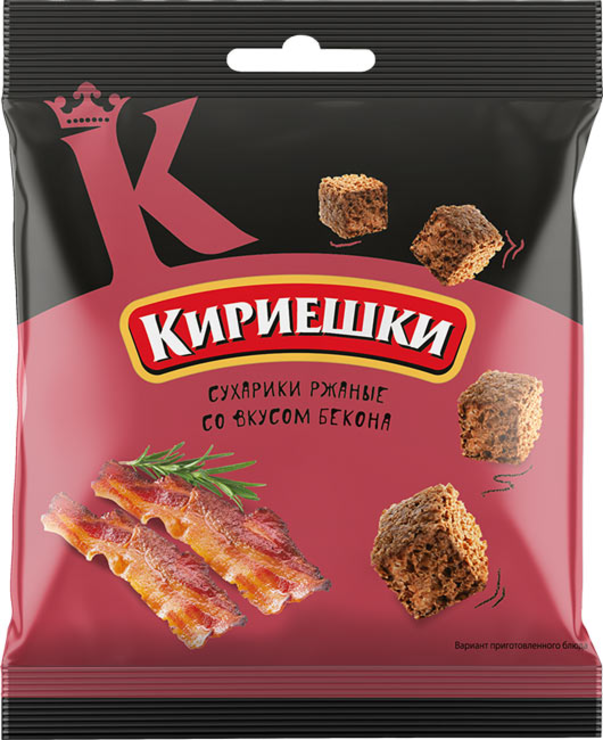 «Кириешки», сухарики со вкусом бекона, 40 г – купить по выгодной цене с ...