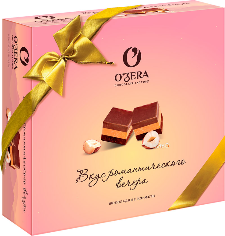 Конфеты шоколадные «Вкус романтического вечера» «O'Zera», 195 г
