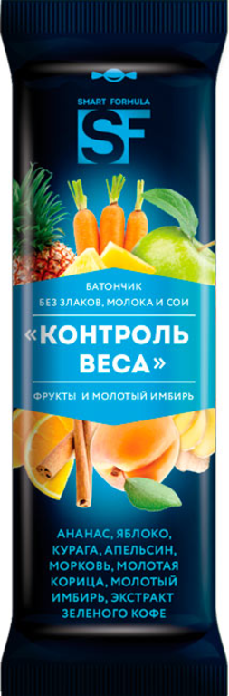 Батончик фруктовый «Контроль веса» «Smart Formula», 40 г Батончик фруктовый «Контроль веса» «Smart Formula», 40 г