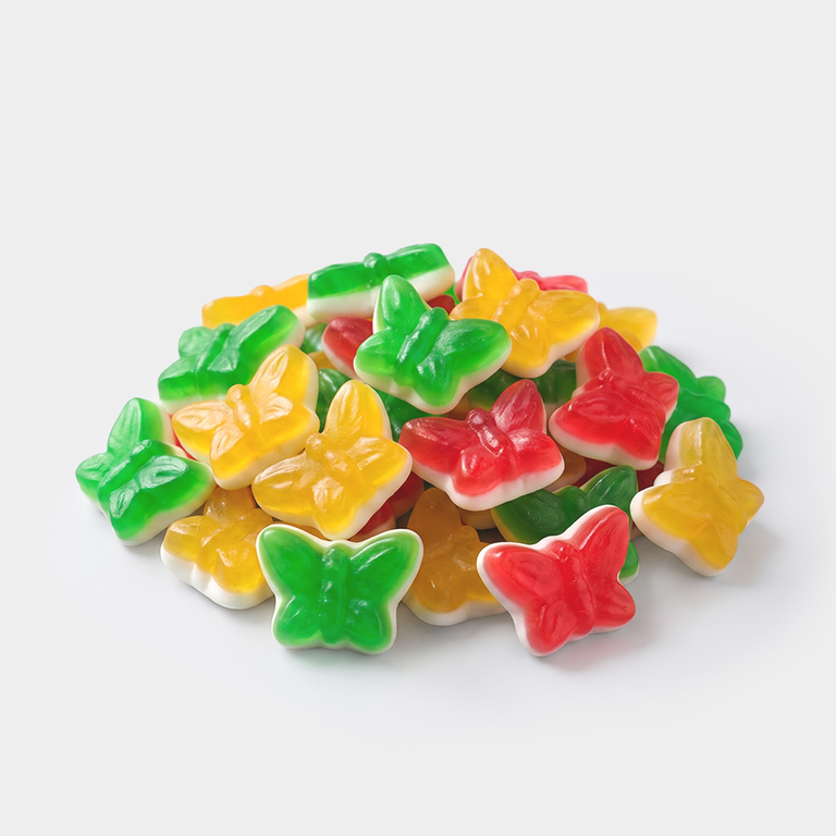 Мармелад жевательный в форме милых  бабочек «KrutFrut» (упаковка 0,5 кг)